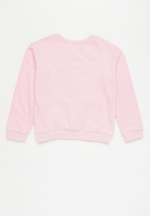 Superbalist - Girls 2 pack sweat top - pink/ice melange
