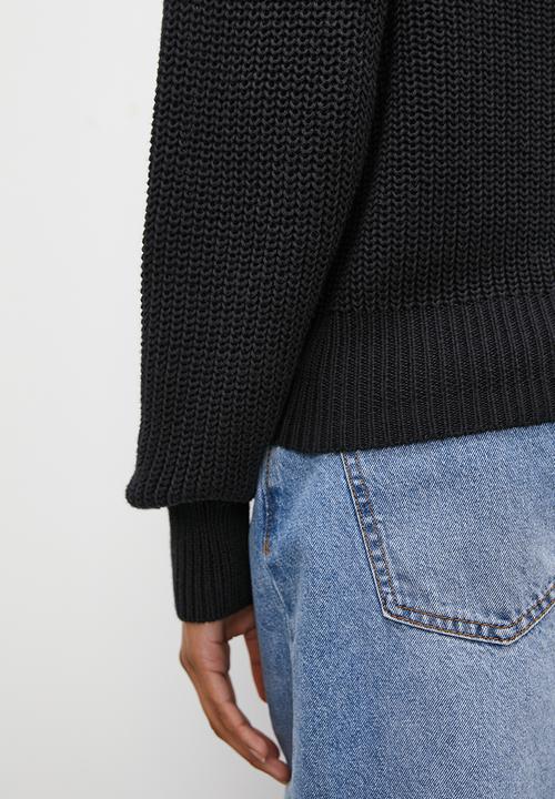 Superbalist - Lofty funnel neck - black