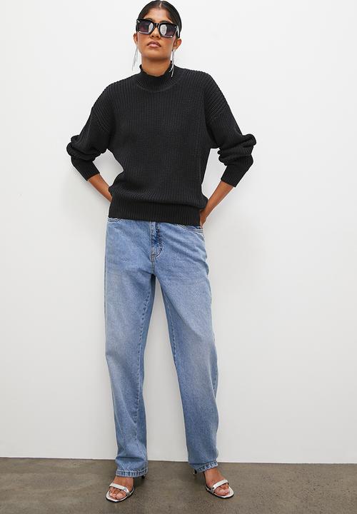 Superbalist - Lofty funnel neck - black