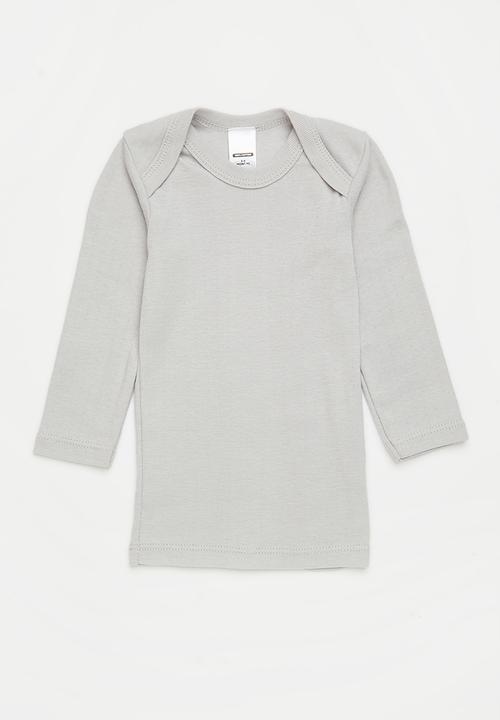 Superbalist - 3 pack long sleeve vests - grey/white