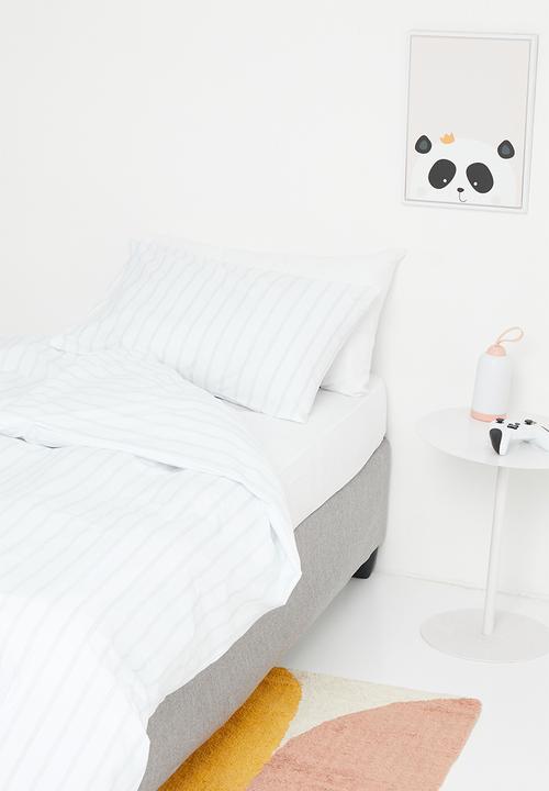Sixth Floor - Stripe duvet cover set - grey