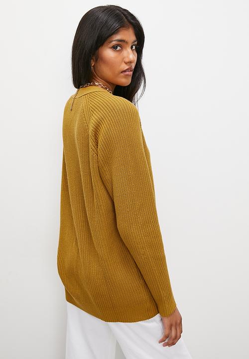 Superbalist - Longer length cardi - rich tobacco