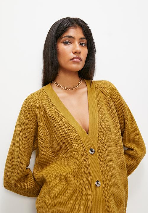 Superbalist - Longer length cardi - rich tobacco