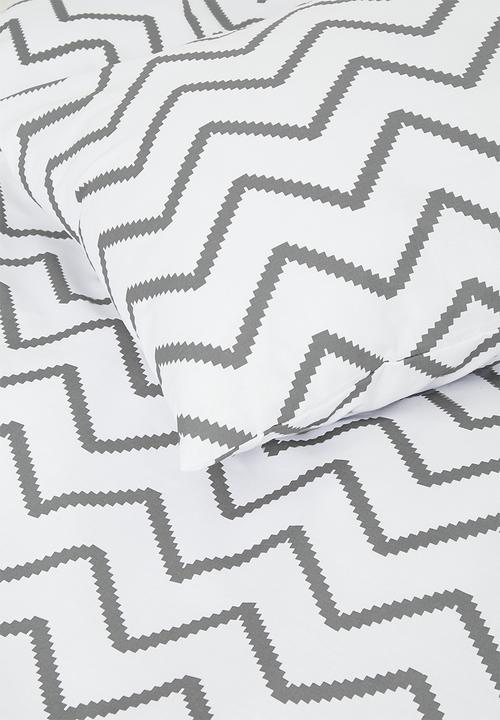 Sixth Floor - Zakari duvet cover set - grey