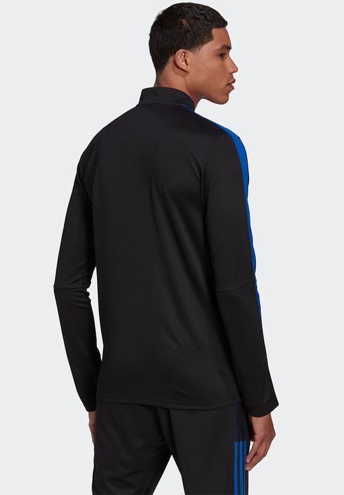 adidas Performance - Tiro essentials training top - black & team royal blue