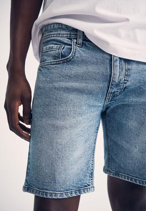 Cotton On - Straight short - mid blue