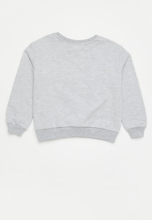 Superbalist - Boys 2 pk sweat top - navy/grey melange
