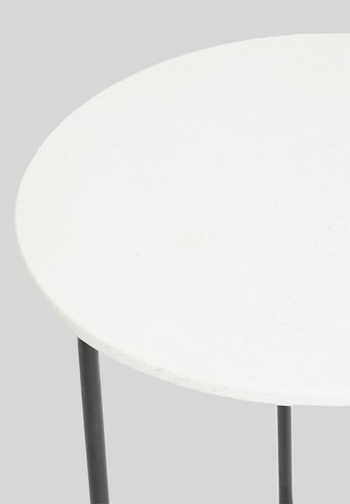 Nolden Brothers - Shiloh side table - black & white