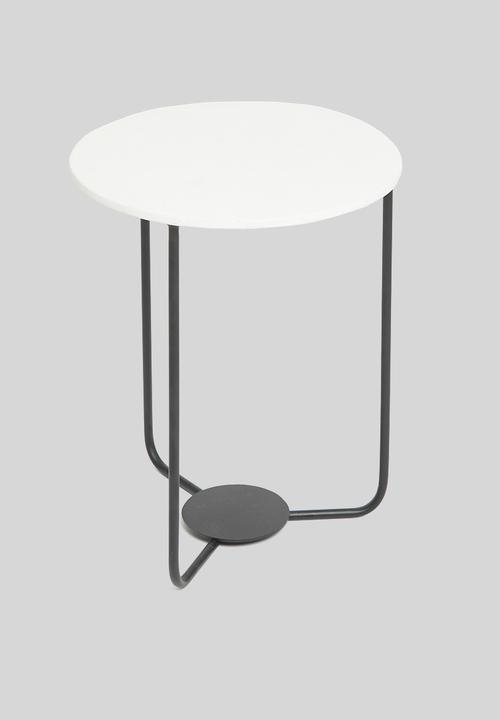 Nolden Brothers - Shiloh side table - black & white