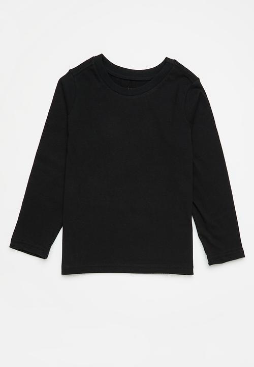 Superbalist - 3 pack long sleeve tee - fatigue/grey mel/black