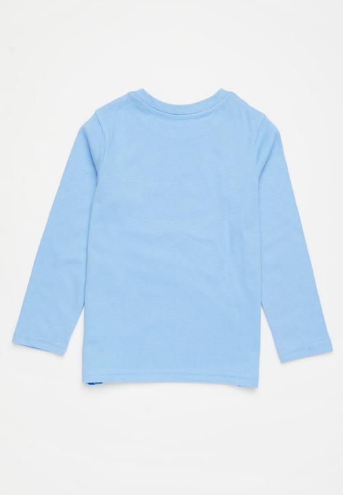Superbalist - 3 pack plain long sleeve tee - navy/blue/white
