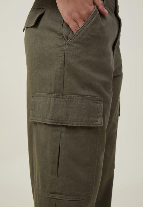 Cotton On - Bobbie cargo pant - soft olive