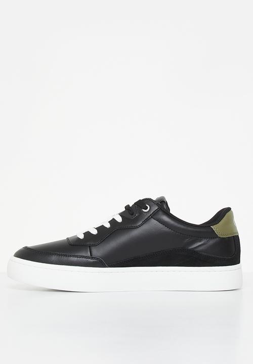 Calvin Klein - Classic cupsole laceup lth - black