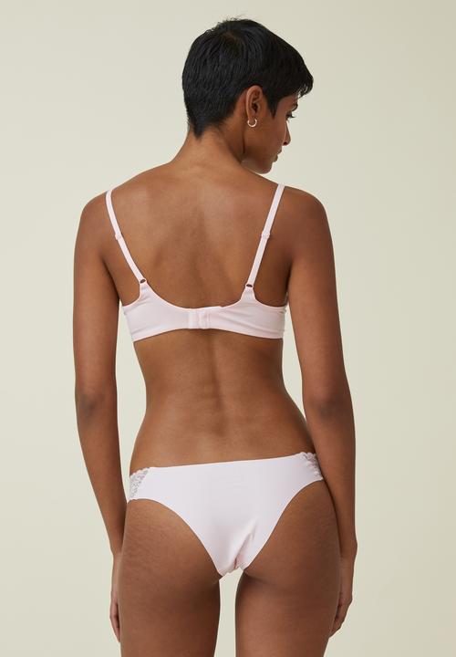 Cotton On - Party pants seamless brasiliano brief - blushing bride