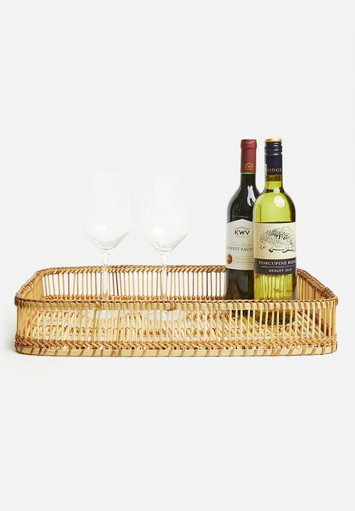 Sixth Floor - Chira drinks tray - natural