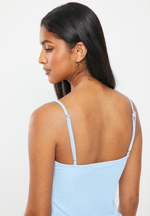 Vero Moda - Jill singlet crop top - blue bell