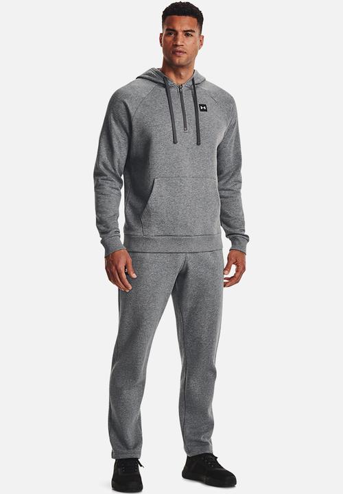 Under Armour - Ua rival fleece 1/2 zip hd - pitch gray light heather