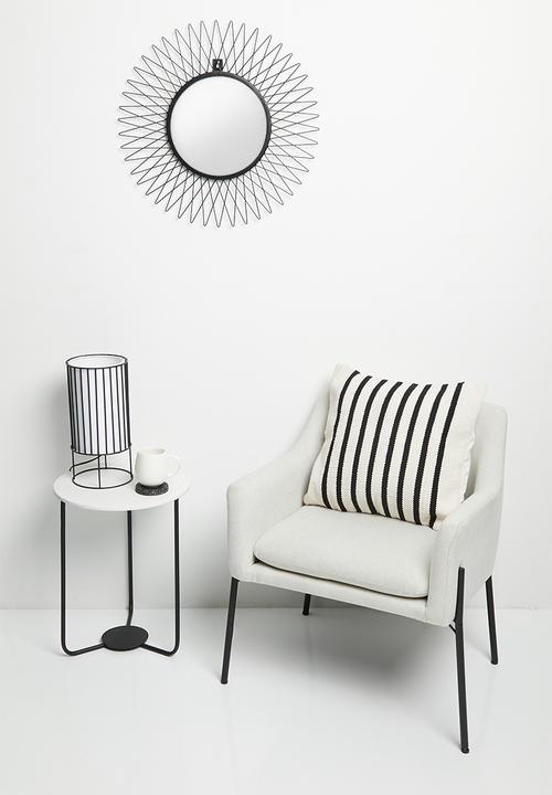 Nolden Brothers - Shiloh side table - black & white