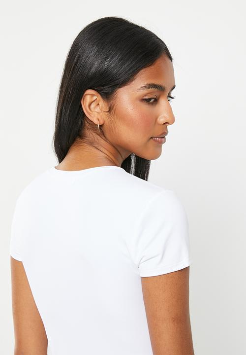 Cotton On - Shay short sleeve top - winter white