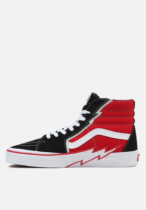Vans - Sk8-hi bolt - black/red