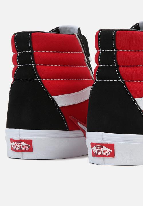 Vans - Sk8-hi bolt - black/red