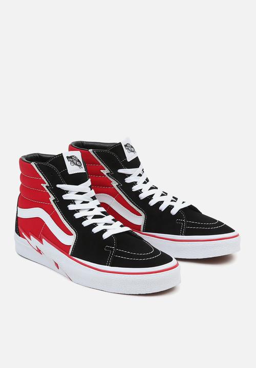 Vans - Sk8-hi bolt - black/red