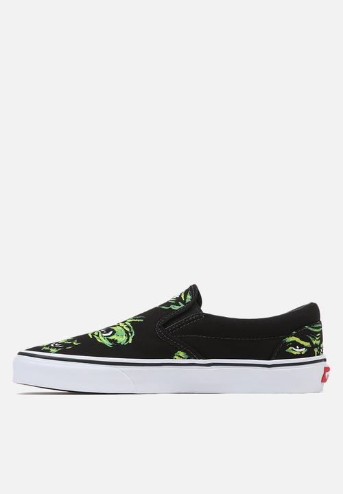 Vans - Classic slip-on -  eyes in the dark black/multi