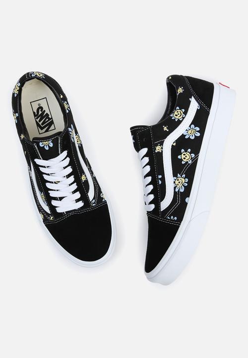 Vans - Old skool - trippy grin floral black/yellow