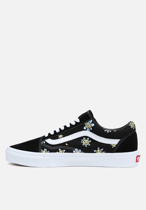 Vans - Old skool - trippy grin floral black/yellow