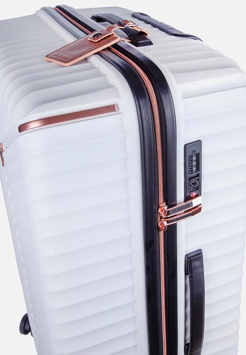 Cellini - Allure 4 wheel trolley - white hardcase