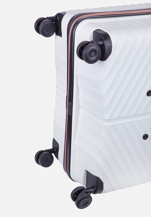 Cellini - Allure 4 wheel trolley - white hardcase