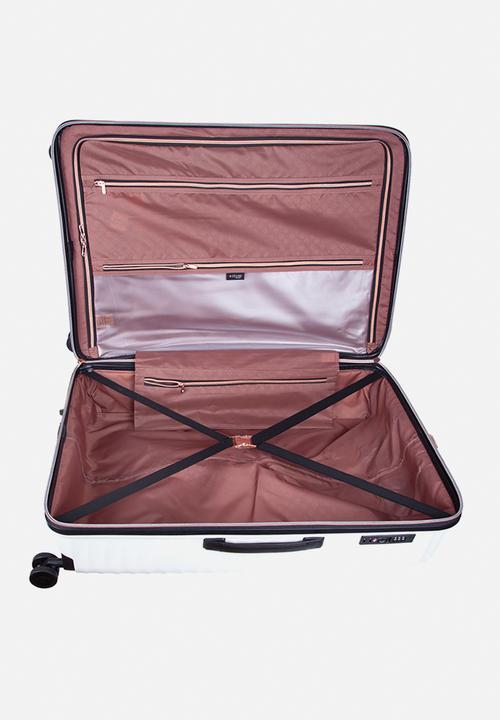 Cellini - Allure 4 wheel trolley - white hardcase