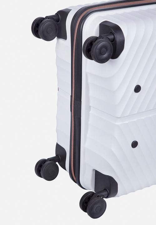 Cellini - Allure 4 wheel trolley - white hardcase