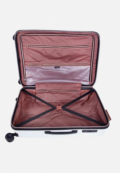 Cellini - Allure 4 wheel trolley - white hardcase
