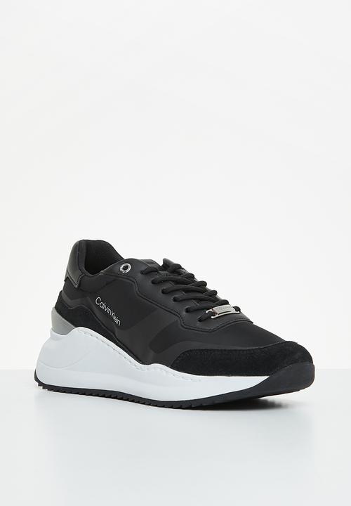 Calvin Klein - Internal wedge lace up-nylon mix - ck black