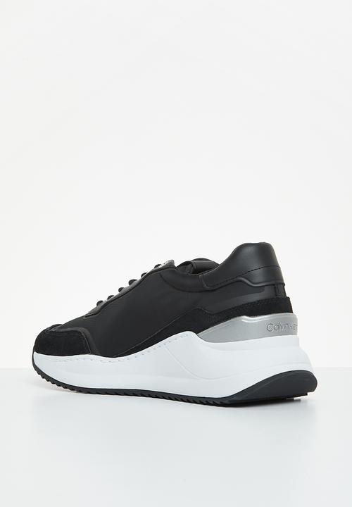 Calvin Klein - Internal wedge lace up-nylon mix - ck black