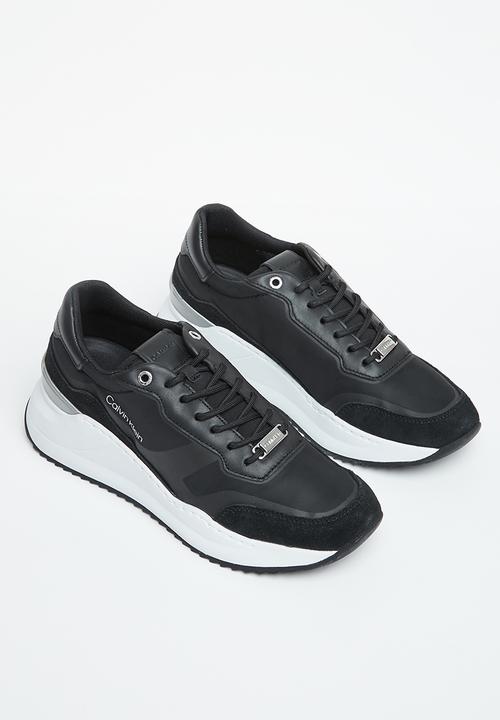 Calvin Klein - Internal wedge lace up-nylon mix - ck black