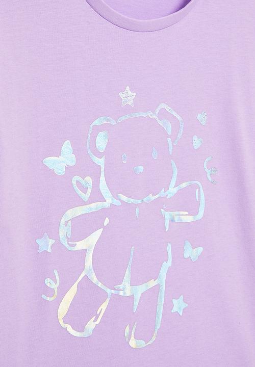 Superbalist - Boxy graphic tee - lilac