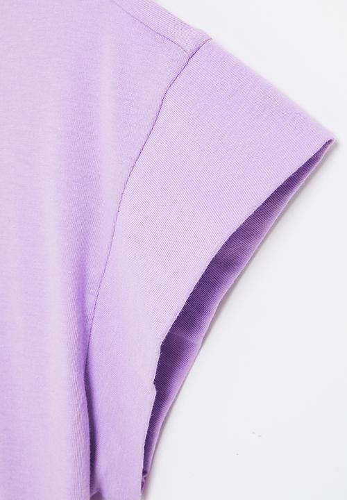 Superbalist - Boxy graphic tee - lilac