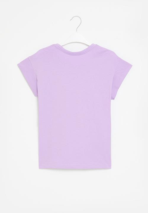 Superbalist - Boxy graphic tee - lilac