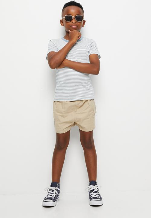 Pop Candy - Stripe tee - blue