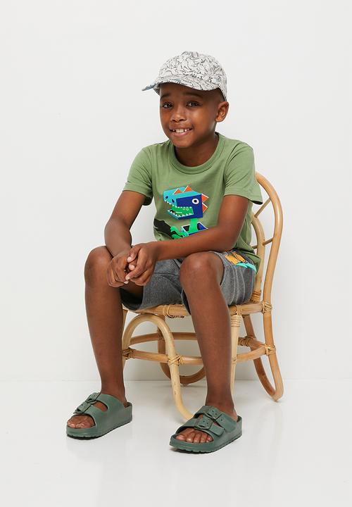 Pop Candy - Boys dino tee - green