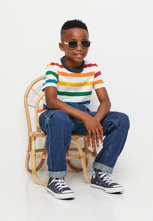 Pop Candy - Stripe tee - multi