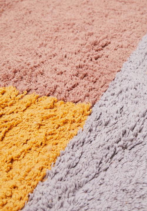 Sixth Floor - Sunrise tufted bath mat - multi