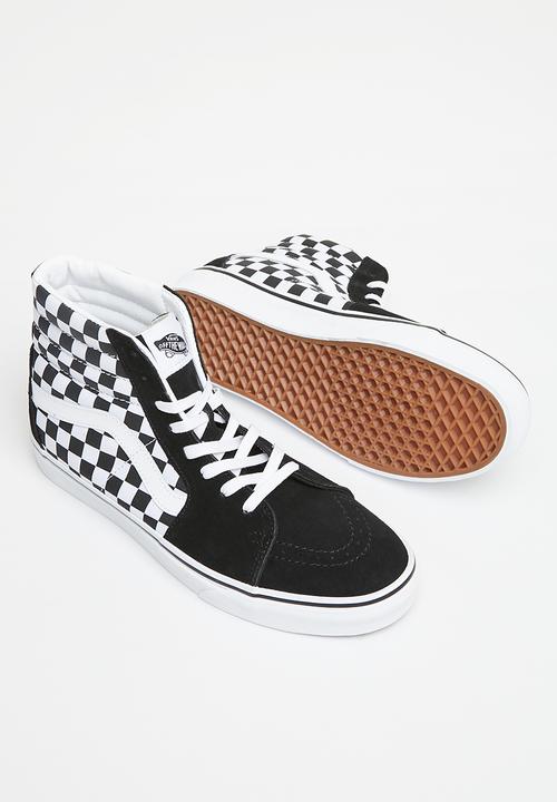 Vans - Sk8-hi - (checkerboard) black & tr white