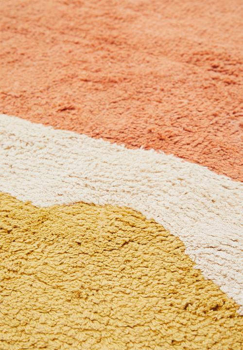 Sixth Floor - Connected cotton tufted rug - multi