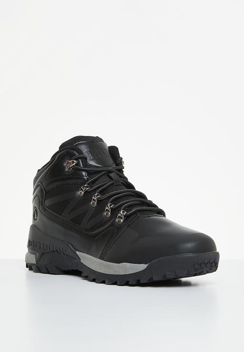 UrbanArt - Tatum 1 nubuck/leather boot - black
