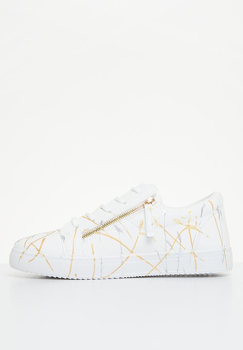 UrbanArt - Hydro 2 nubuck slip-on - white & gold