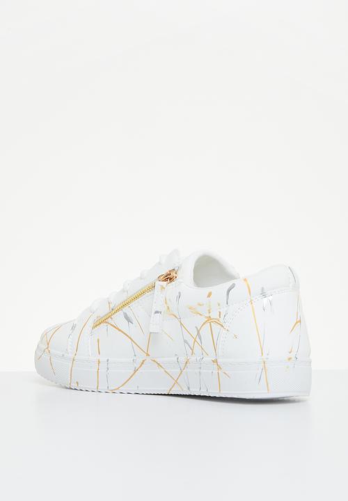 UrbanArt - Hydro 2 nubuck slip-on - white & gold