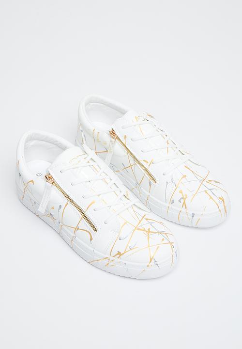 UrbanArt - Hydro 2 nubuck slip-on - white & gold